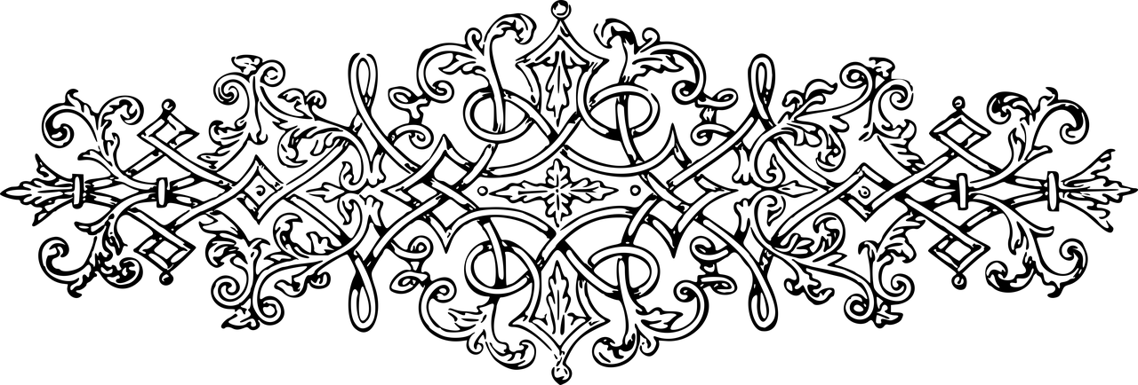 a black and white page divider